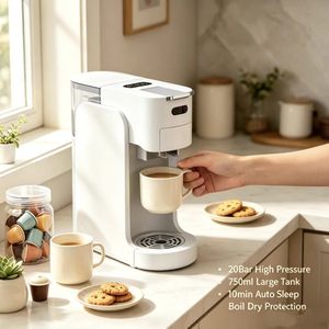 Cafetera Automática de Cápsulas <span class=keywords><strong>Mini</strong></span> para CM2005, Cafetera de Plástico para Uso en el Hogar y la Oficina - Product Image 6
