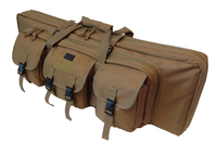 Sac de transport tactique souple Bow 32''-48'' avec fermeture éclair, en polyester, couleur et logo personnalisables, marque OEM, sac à dos de chasse