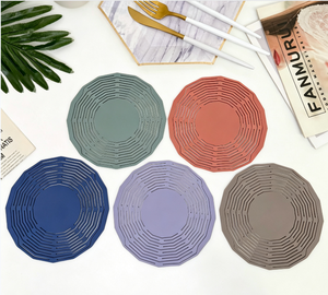 Support de tasse rétractable antidérapant en silicone écologique, tapis de table, porte-tasse à café, fournitures pour bar et café - Product Image 1