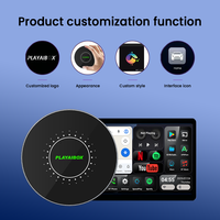 PlayAiBox con Sistema Android 15, CarPlay Inalámbrico, 4GB+64GB, GPS Integrado para YouTube y Netflix, para Autos con CarPlay Cableado de Fábrica