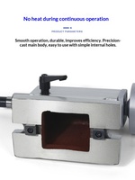 Contre-pointe manuelle pour centre d'usinage CNC, table rotative 4ème axe, tête d'indexage en fonte, contre-pointe rétractable et réglable 135/210