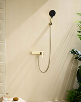 Mitigeur de douche mural Maestro Spectrum en laiton massif, design moderne, avec douchette à jet, pour projets hôteliers de luxe