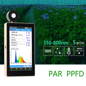 Espectrómetro de Luz de 350-800nm, Medidor de PPFD Completo, Umol/m2/s, MW/cm2, con Sensor Redondo - Product Image 2