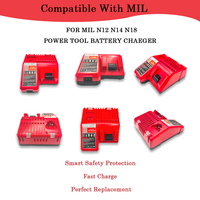 Hub de charge multi-ports 12V-18V N12 N14 N18, chargeur rapide de remplacement de batterie de qualité supérieure pour visseuse à chocs MIL, perceuse