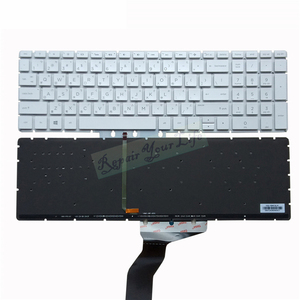 CH/Trung Quốc Backlit máy tính xách tay bàn phím cho HP Envy x360 15-bs 15-bw 15-cc 17-ae 15-ck 15-bp 15-cd 15-dy 15-ef L02367-AB1 trắng mới - Product Image 1