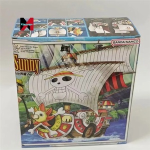Sombrero de paja de una pieza Crew Thousand Sunny Going Merry Barco Pirata estatua modelo en caja coleccionable pantalla <span class=keywords><strong>Anime</strong></span> ornamento - Product Image 5