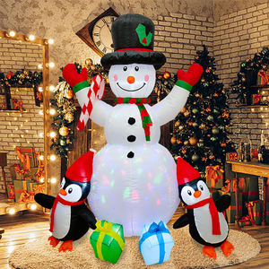 6ft Led Decor 1,8 m Air Model <span class=keywords><strong>Muñeco</strong></span> <span class=keywords><strong>de</strong></span> <span class=keywords><strong>nieve</strong></span> inflable soplado o pingüino Feliz Navidad Motivo al aire libre Silueta Figura Lig <span class=keywords><strong>muñeco</strong></span> <span class=keywords><strong>de</strong></span> <span class=keywords><strong>nieve</strong></span> - Product Image 4