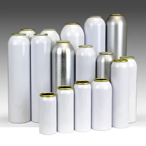 China Supplier Private Label Colored 150ml 500ml Mist Spray Rechargeable Cosmetic Aluminum Can Bottle Aerosol