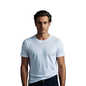 Nueva Camiseta de Algodón 100% para Hombre, Estilo Lavado Ácido, Súper Cómoda, con Logotipo Personalizado, Diseño Casual Sólido, Impresión Serigráfica - Product Image 2