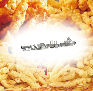 Línea de producción de máquina de extrusión de bocadillos de rizos de maíz Cheetos multifunción - Product Image 1