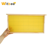 Witbee Hot Sale Beste Qualität Holz Bienenstock Rahmen mit Bienenwachs Foundation Sheet
