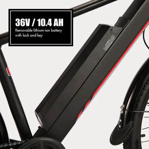 Alliage d'aluminium de haute qualité 26 pouces 36V 10.4 AH VTT électrique pour adultes <span class=keywords><strong>Cargo</strong></span> vélo hybride route E vélo - Product Image 3