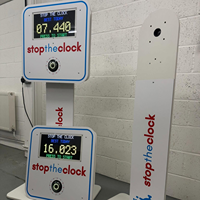 Machine de jeu de défi de chronométrage commercial, jeu interactif de réaction avec chronomètre pour la location d'événements, l'activation de marque et les fêtes d'entreprise