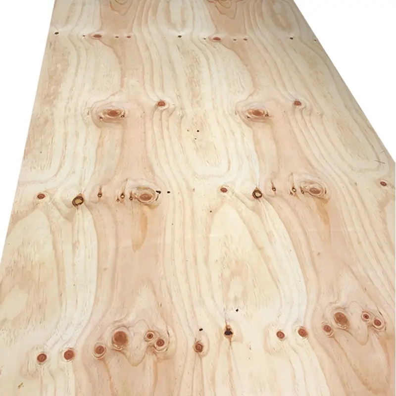 Madera de pino con estructura, 15mm, 18mm, 21mm