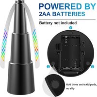 2026 Vliegenafwerende ventilator voor binnen en buiten, holografische bladen, houdt vliegen weg, insectenwerend middel voor feestjes en barbecues