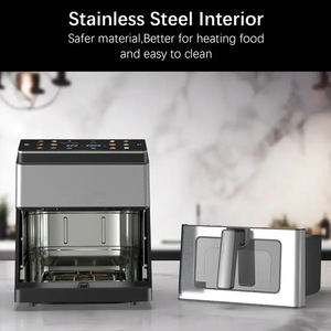 2024 Aparato de cocina más nuevo más vendido en EE. UU. Sin aceite Pantalla táctil digital Visible Freidora de aire 8l con Wifi - Product Image 3