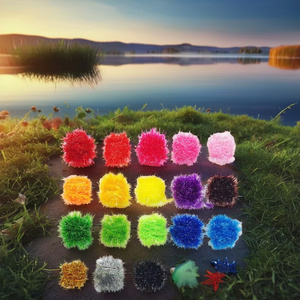 TOPIND 10mm 2m/Cartes en nylon multicolore clinquant cristal Flash <span class=keywords><strong>ligne</strong></span> pêche à la mouche attachant pour <span class=keywords><strong>nymphe</strong></span> insectes Scud pour ruisseaux lacs - Product Image 6