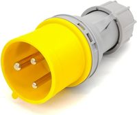 Boîte de distribution industrielle CEE 3P 4P 5P 16A à montage sur panneau, étanche IP67, pour utilisation en extérieur et avec 2 à 8 prises