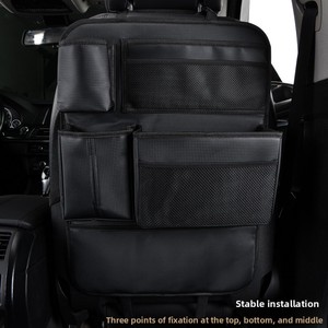 Organizer da Auto Stile Business, Borsa Appendibile per Sedile Posteriore, Portaoggetti in Tessuto Oxford per Auto - Product Image 3