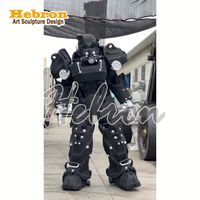 Costume de mascotte robot Hebron de Guangzhou pour Halloween, avec éclairage nocturne, design Mecha, pour fêtes et festivals, avec leggings