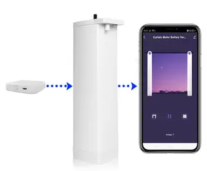 SZMYQ intelligentes WLAN / Zigbee 15 USD Vorhangmotor elektrischer Vorhangöffner superleiser für Vorhang-Strecken intelligenter Schlussvorhangmotor