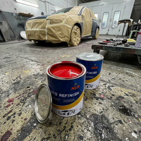 Apprêt automobile MLB en acrylique, gris foncé mat, à séchage rapide, avec une durée de conservation de 2 ans, résistant à la rouille et à la corrosion