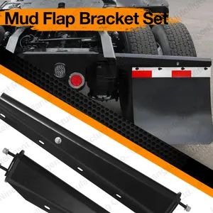 Truck Accessories Steel 30" Mud Flap Hangers For Semi Truck Volvo Mack Peterbilt Kenworth Freightliner International