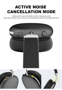 Auriculares Inalámbricos ANC de Diseño Moderno, Auriculares Supraaurales de Alta Fidelidad con Chip JL7006 y Tipo-C - Product Image 2