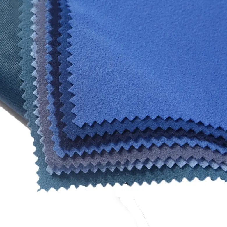Wholesale 100 polyester knit brushed sports wear super poly fabric for clothing