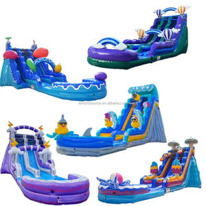Produits gonflables personnalisés Lemon Bounce, châteaux gonflables commerciaux et combinaisons toboggan-gonflable, toboggans aquatiques gonflables à vendre - Product Image 2