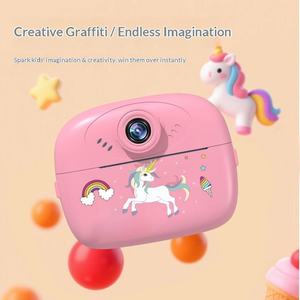 4800W MOS 센서 키즈 즉석 인화 카메라, 2.4인치 화면 휴대용 HD 디지털 카메라, 유아용 여행 장난감 선물 - Product Image 3