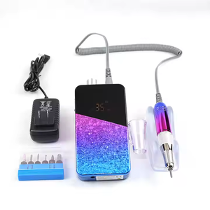 Lima de uñas eléctrica para manicura y pedicura, taladro para uñas, trabajo silencioso, batería, 8 horas, 35000Rpm, taladro para uñas de acero inoxidable - Product Image 3