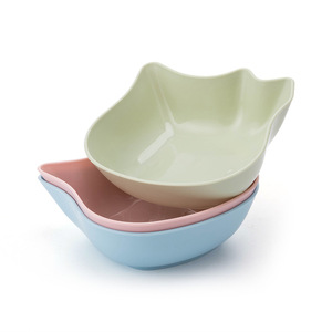 Bols pour animaux de compagnie noirs en PP, rose fleur de cerisier, vert pâte de haricot, bleu tranquille, gamelle d'eau pour chat et chien, petit bol pour animaux de compagnie - Product Image 2