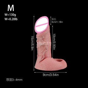 Funda de Pene Realista de Silicona para Mujer, Juguete Sexual, Retardante, Alargador, Masturbador, Mejora, Suave, Impermeable IPX5, Venta al por Mayor - Product Image 6