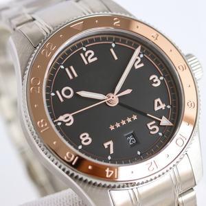 Montres mécaniques de haute qualité, vente chaude, design de créateur, bracelet en acier inoxydable, haut de gamme, unisexe, boîtier doré - Product Image 4