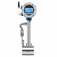 Variable Area Water Flow Meter Temperature Pressure Compensation Wafer Thread Connection Cast Iron Digital Wireless Steam Gas