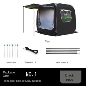 Tente latérale d'extension pour voiture, installation manuelle rapide, camping en autonomie, ultra-légère, tissu Oxford imperméable 3000 mm - Product Image 6