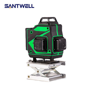 360° 3D Green <b>Laser</b> <b>Level</b> 8/12/16 Lines Self Leveling Wall Floor <b>Laser</b> <b>Level</b> with Slash Mode & Alarm OEM Custom Plugs - Product Image 1