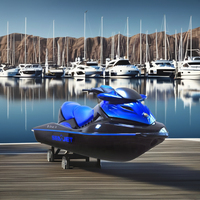 Scooter nautique Seadoo 1400cc neuf, 300 CV, jet ski, bateau rapide avec moteur 4 temps, en fibre de verre et aluminium