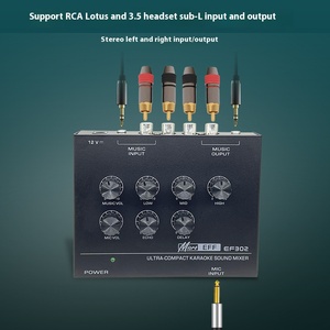 Mixing Console Reverb <strong>Karaoke</strong> Microphone Preamplifier Home Outdoor Computer Small <strong>Karaoke</strong> <strong>Mixer</strong> - Product Image 4