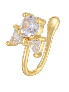 <span class=keywords><strong>Faux</strong></span> nez en forme de U anneau boucle d'<span class=keywords><strong>oreille</strong></span> Clip cuivre Zircon fleur narine <span class=keywords><strong>oreille</strong></span> <span class=keywords><strong>Cartilage</strong></span> pas de <span class=keywords><strong>Piercing</strong></span> femmes hommes bijoux accessoires - Product Image 2
