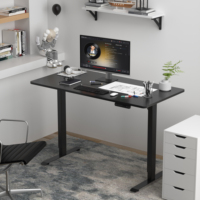 Bureau assis-debout à moteur unique, prix bas, vente en gros, pour ordinateur portable, bureau électrique multi-usage