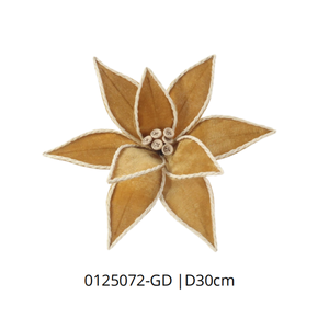 LONGSTAR fiori di natale albero di natale ornamenti di fiori di <span class=keywords><strong>eucalipto</strong></span> foglie di <span class=keywords><strong>eucalipto</strong></span> oro verde fiore di stella di Natale per Natale - Product Image 3