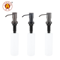 304 acier inoxydable Longan évier main distributeur de savon approvisionnement direct d'usine cuisine Lotion pompe distributeur direct de Chine