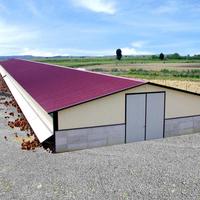 Élevage préfabriqué rapide élevage de serres ferme de moutons/chèvres pour volaille