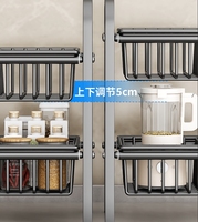 Rak penyimpanan logam, rak penyimpanan logam tipe berdiri Multi lapisan, pemegang Pot wastafel dapur & rak penyimpanan kabinet
