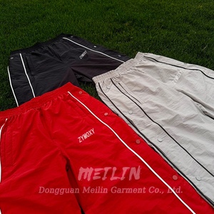 กางเกงขายาวทรงหลวมแบบสั่งทำพิเศษ คุณภาพสูง สะท้อนแสง 3M ผ้ายืดสแปนเด็กซ์ สำหรับออกกำลังกาย กีฬา กระดุม ไนลอน โพลีเอสเตอร์ - Product Image 2