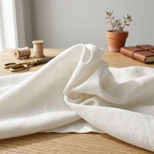 JINOOTEX Lote de tela tejida sólida de lino/rayón 7*7, 200 g/m², 55 pulgadas, Grado A, para uso en blusas y vestidos, de secado rápido - Product Image 2