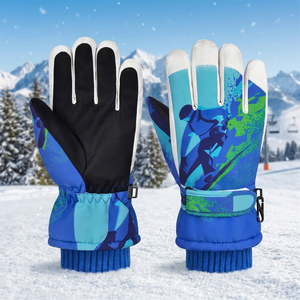 Gants unisexes en polyester imperméables à doigts complets, épais, chauds, coupe-vent, compatibles écran tactile, pour l'extérieur en hiver – Meilleures ventes 2026 - Product Image 4