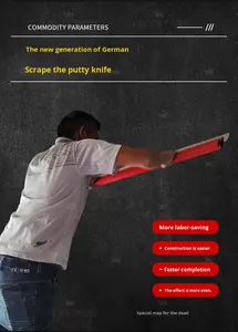 Spatola <span class=keywords><strong>per</strong></span> Livellamento e Finitura di Pareti Interne, Grande Cazzuola in Acciaio Inox, Nuovo Modello di Attrezzo <span class=keywords><strong>per</strong></span> Muratori Made in China - Product Image 2